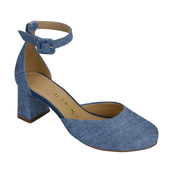 Couro Jeans Azul