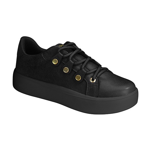 Couro Soft Preto + Couro Soft Preto + Couro Soft Preto + Sola Preta