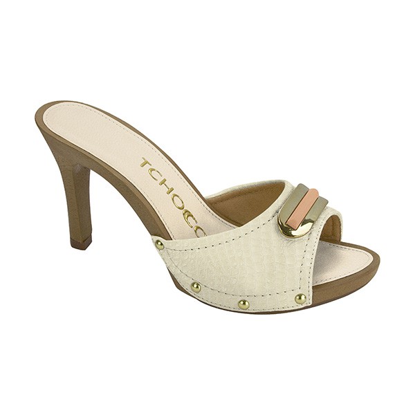 Couro Croco Creme