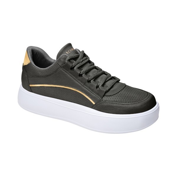 Atanado Preto + Couro Seda Ouro
