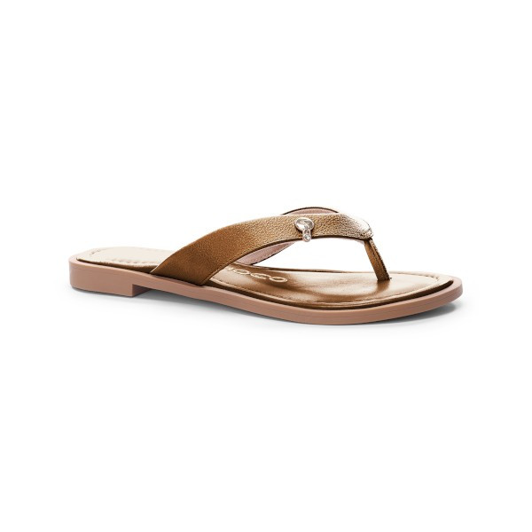 Couro Metal Bronze