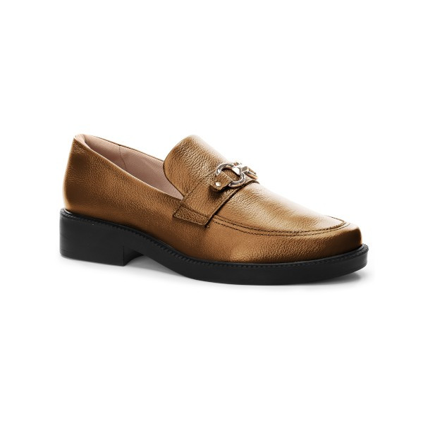 Couro Metal Bronze