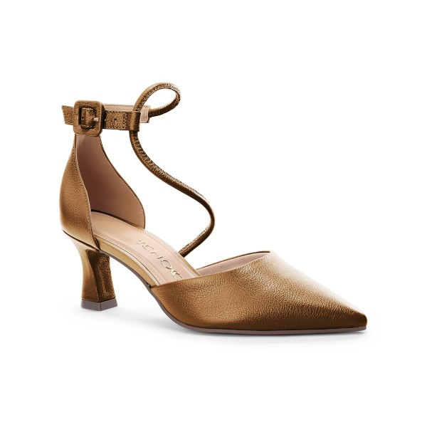 Couro Metal Bronze
