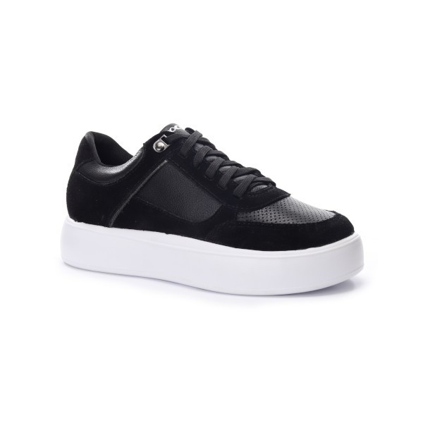 Couro Suede Preto + Couro Soft Preto
