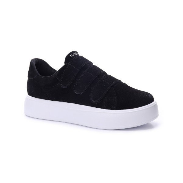 Couro Suede Preto