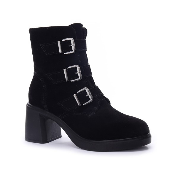 Couro Suede Preto