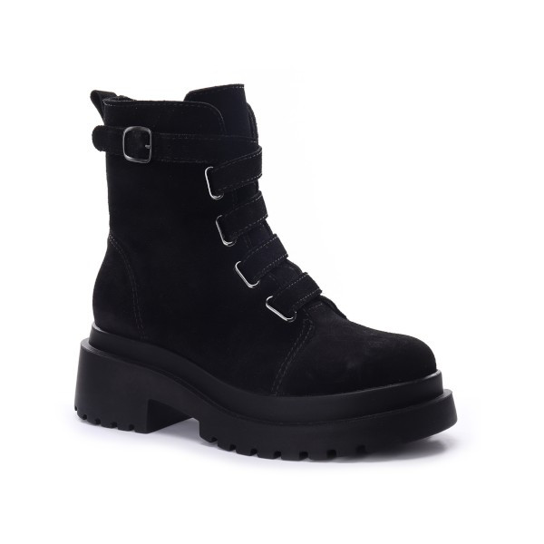 Couro Suede Preto