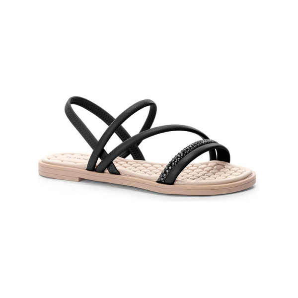 Rasteira Couro Soft Preto