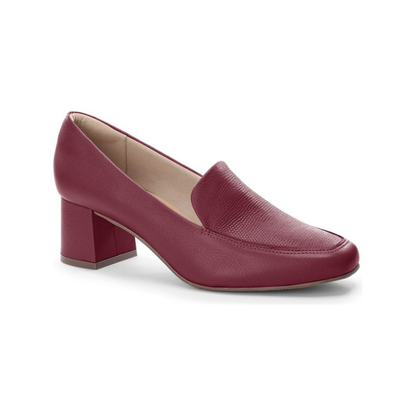 Mocassim Couro Soft Vinho + Couro Soft Vinho