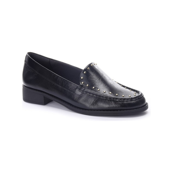 Mocassim Couro Caseina Preto